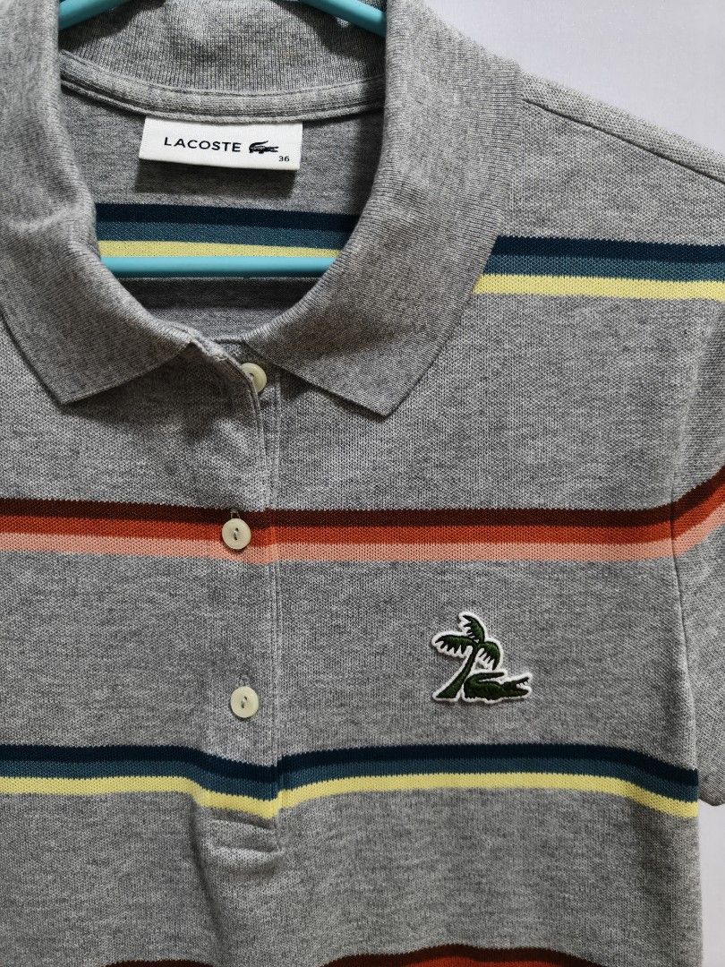 Lacoste Polo Shirt (Summer Edition) (Category: Others Tops) located in Las Pinas. Submitted by lm1205 (Listing ID 1380409929, Image 2). Description: Like new!! Size 36 (S-M frame) Limited Edition Summer Collection Bought for 6k plus No flaws, no damage, no discoloration 💯% authentic!.