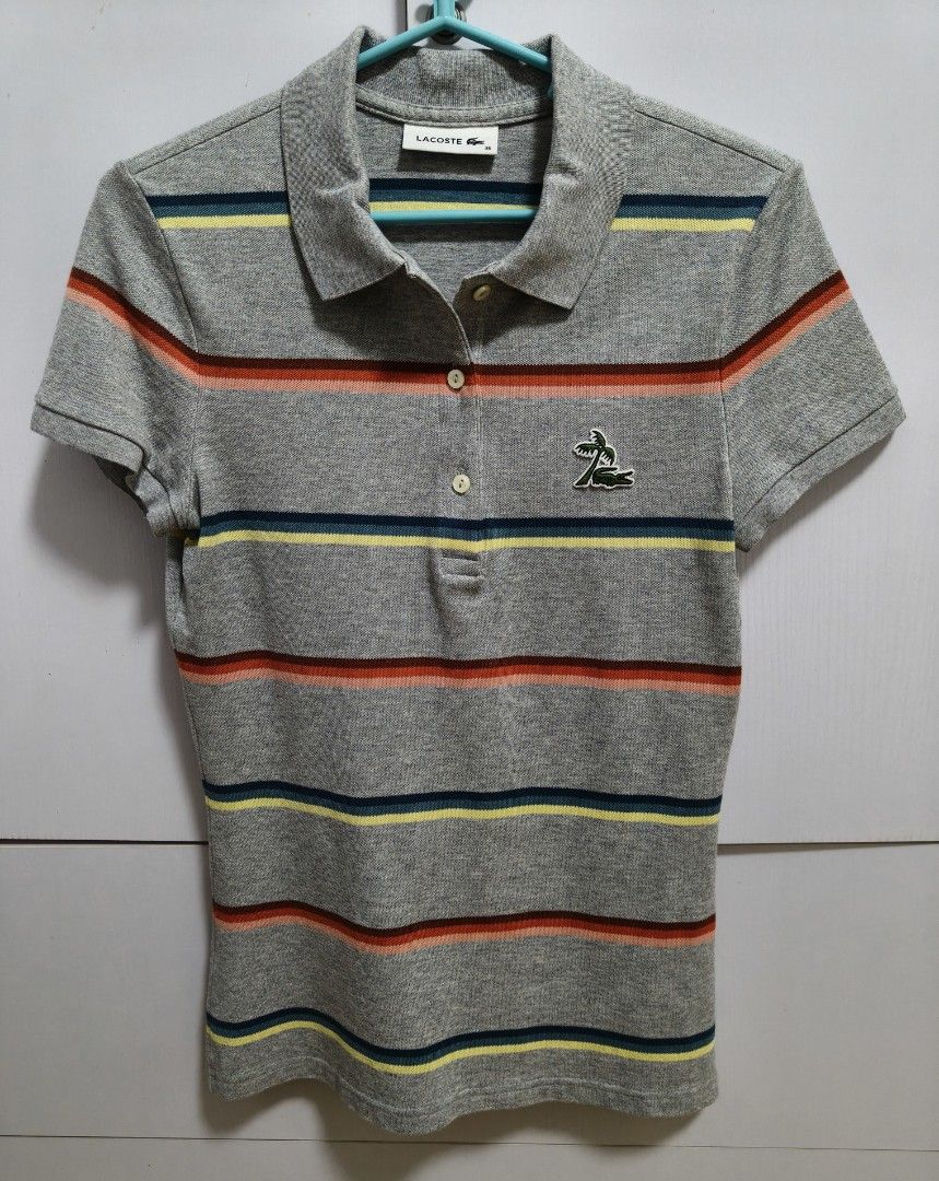 Lacoste Polo Shirt (Summer Edition) (Category: Others Tops) located in Las Pinas. Submitted by lm1205 (Listing ID 1380409929, Image 1). Description: Like new!! Size 36 (S-M frame) Limited Edition Summer Collection Bought for 6k plus No flaws, no damage, no discoloration 💯% authentic!.