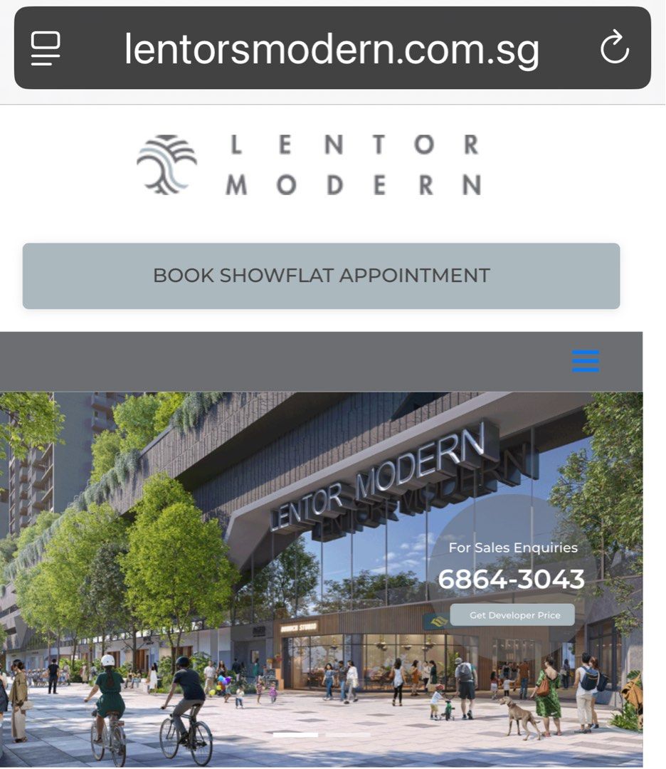 Lentor Modern (Category: Condos & ECs) located in Singapore. Submitted by mkohhc (Listing ID 1377129131, Image 1). Description: For sale from 18/10/2025.