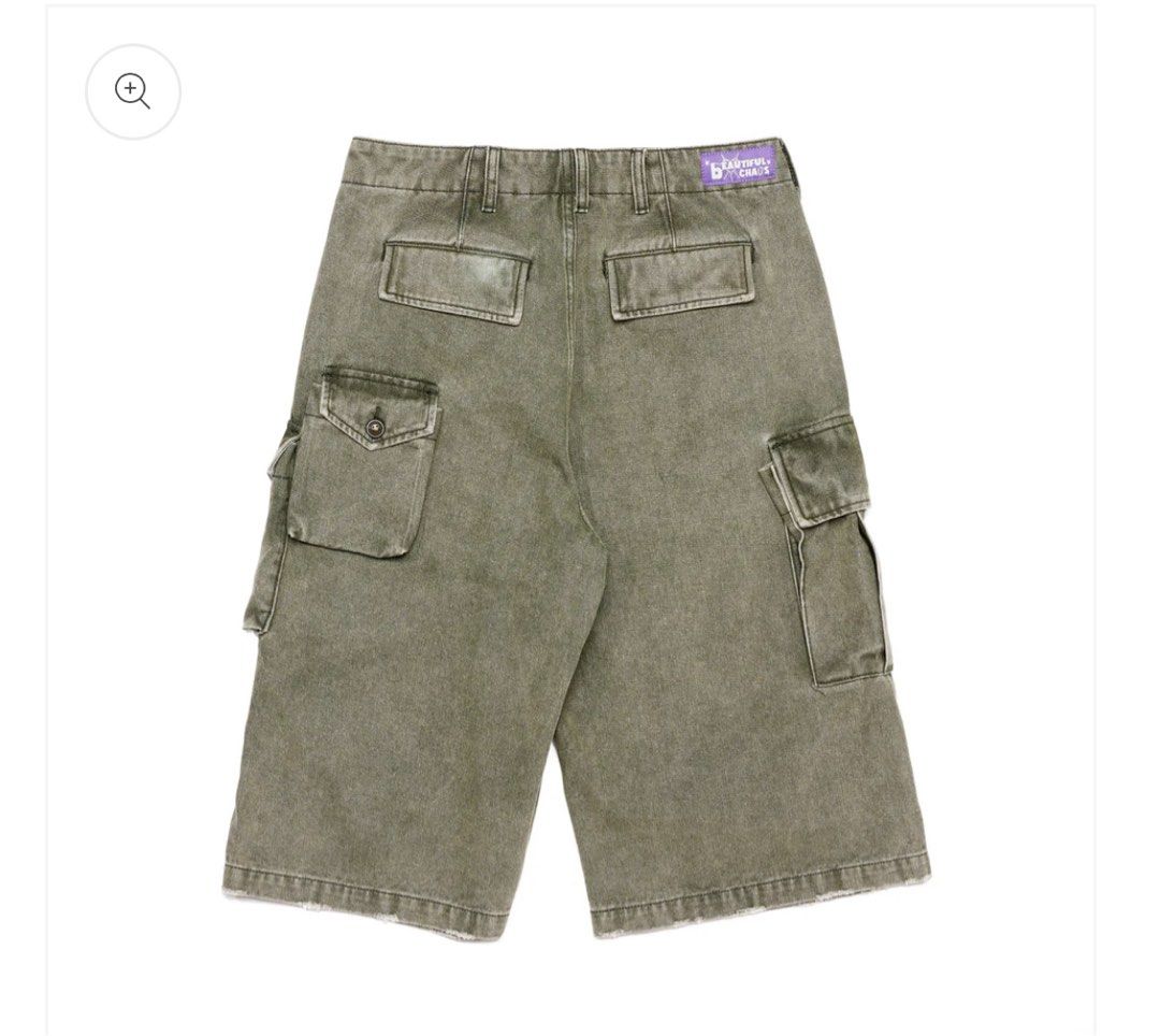 由 puma00090902697 (刊登 ID 1380410150，圖片 2) 提交，位於 台北市 (Taipei) 的 LUSIVE CARGO SHORTS DEMIN (類別：短褲)，說明：可議價。