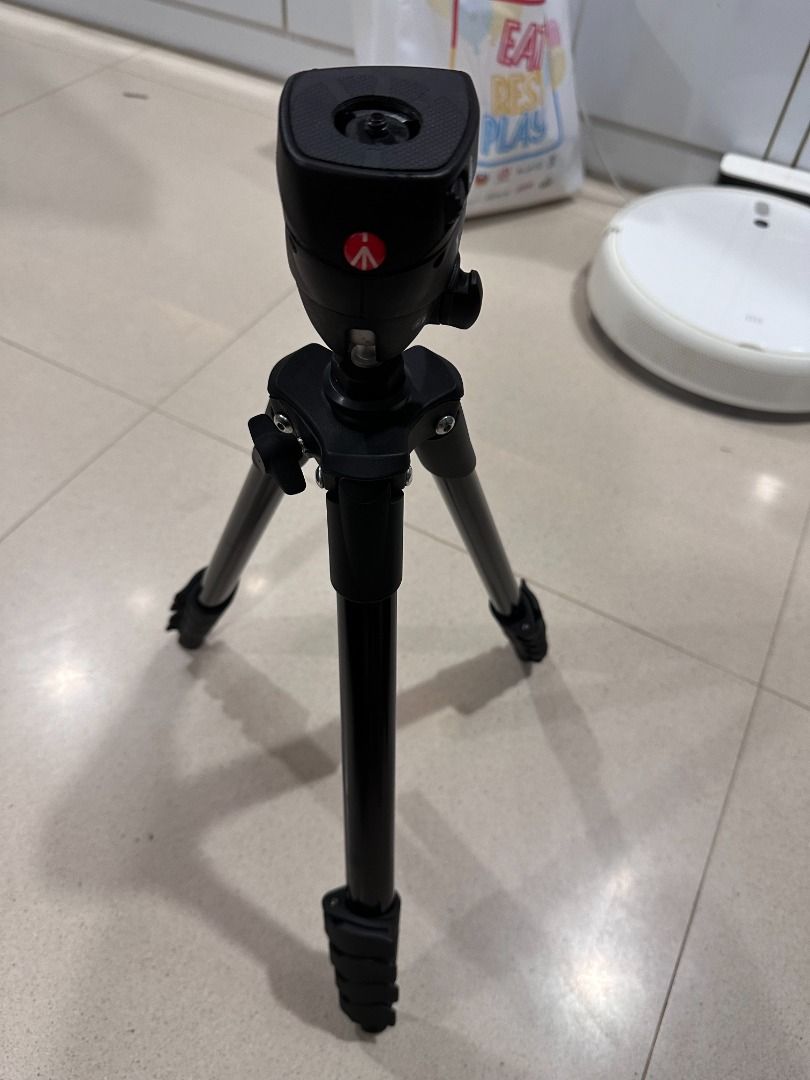Manfrotto BK Compact Action Aluminium Tripod with Hybrid Head, Black63107346883841111