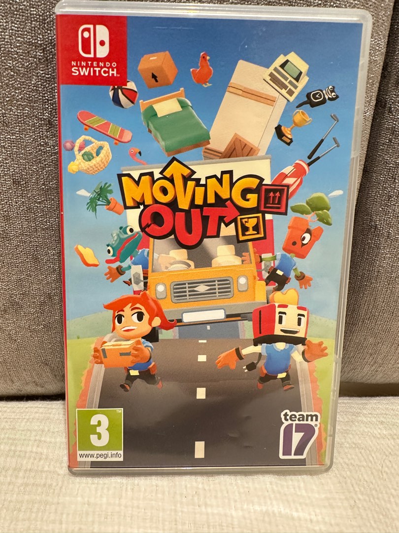 Moving out Nitendo Switch 卡帶, 電子遊戲, 電子遊戲, Nintendo 任天堂 - Carousell