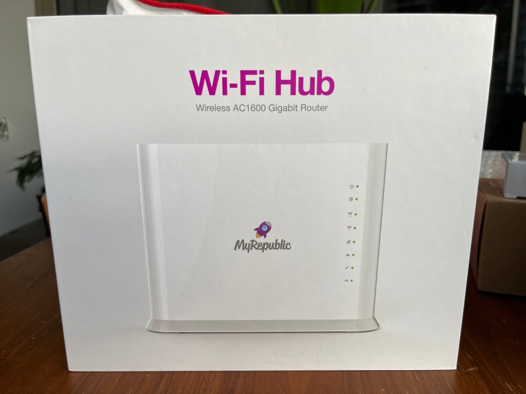 MyRepublic Wi-Fi Hub AC1600 Gigabit Router, Computers & Tech, Parts ...