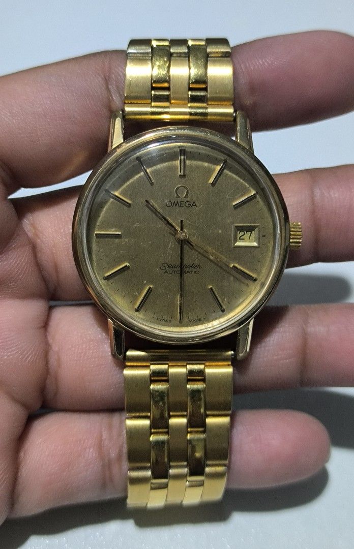 Omega Seamaster (Category: Men's Watches) located in Taguig. Submitted by j_watches007 (Listing ID 1380321607, Image 2). Description: Authentic Secondhand ⌚ Vintage Used Watch Omega Seamaster Automatic Swiss Made Omege Bracelet Omega Buckle ' Watch Only ' DISCLAIMER: IT'S OLD WATCHES EXPECT OF SOME SCRATCHES/SIGNS OF USAGE & PLEASE MANAGE YOUR EXPECTATIONS. THANKYOU. PS' IF CAN'T RPLY. KINDLY DIRECTLY PM ME IN BLUE APP. WITH SAME NAME. THANK YOU.