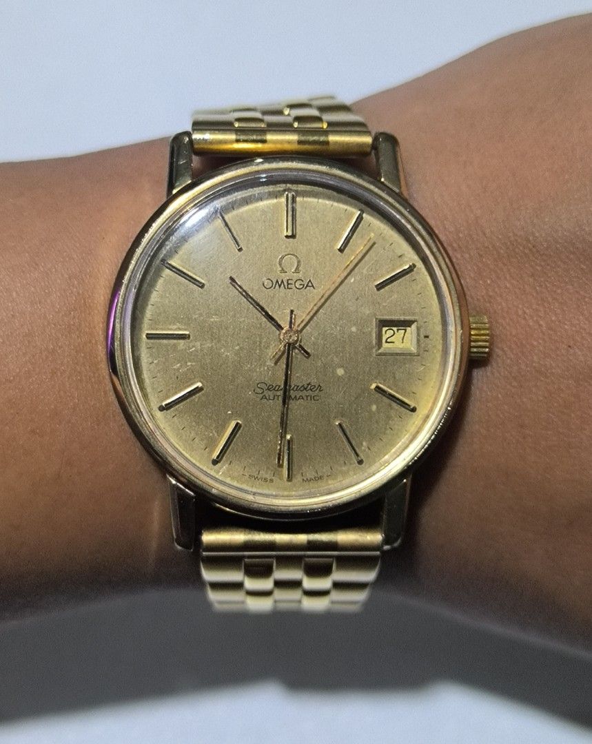 Omega Seamaster (Category: Men's Watches) located in Taguig. Submitted by j_watches007 (Listing ID 1380321607, Image 1). Description: Authentic Secondhand ⌚ Vintage Used Watch Omega Seamaster Automatic Swiss Made Omege Bracelet Omega Buckle ' Watch Only ' DISCLAIMER: IT'S OLD WATCHES EXPECT OF SOME SCRATCHES/SIGNS OF USAGE & PLEASE MANAGE YOUR EXPECTATIONS. THANKYOU. PS' IF CAN'T RPLY. KINDLY DIRECTLY PM ME IN BLUE APP. WITH SAME NAME. THANK YOU.