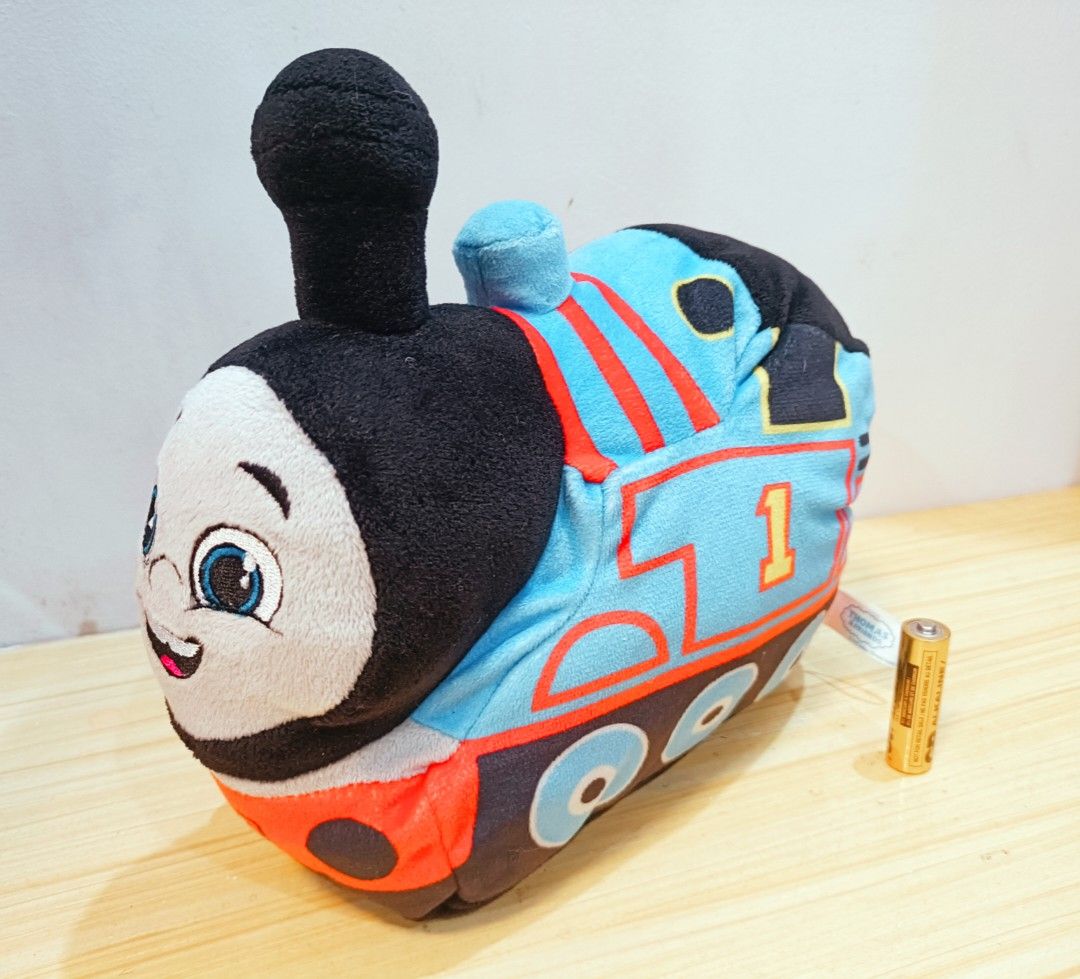 Original Thomas the Train Plush (Category: Plushies & Soft Toys) located in Quezon City. Submitted by babylianne (Listing ID 1224129022, Image 3). Description: (1) Original Thomas the Train Plush Thomas and Friends Size: Big - 680 Hard Face Battery Operated - Untested Size: Approx L- 26cm H - 29cm W 12cm (2) Original Thomas the Train Plush Thomas and Friends - 800 Size: Approx L- 25cm H - 18cm W 12cm (3) Original Thomas the Train Plush Size: Medi