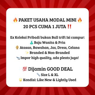 (Kategori: ) berada di . Dikirim oleh ayleen_declutter (ID iklan 1380393978, Gambar 1). Deskripsi: .