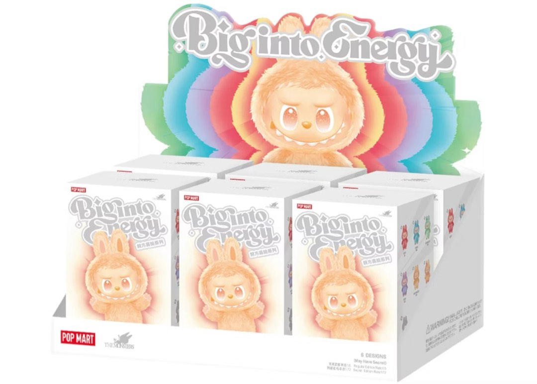 POP MART Big Into Energy Blind Box POPMART LABUBU, Hobbies & Toys, Toys