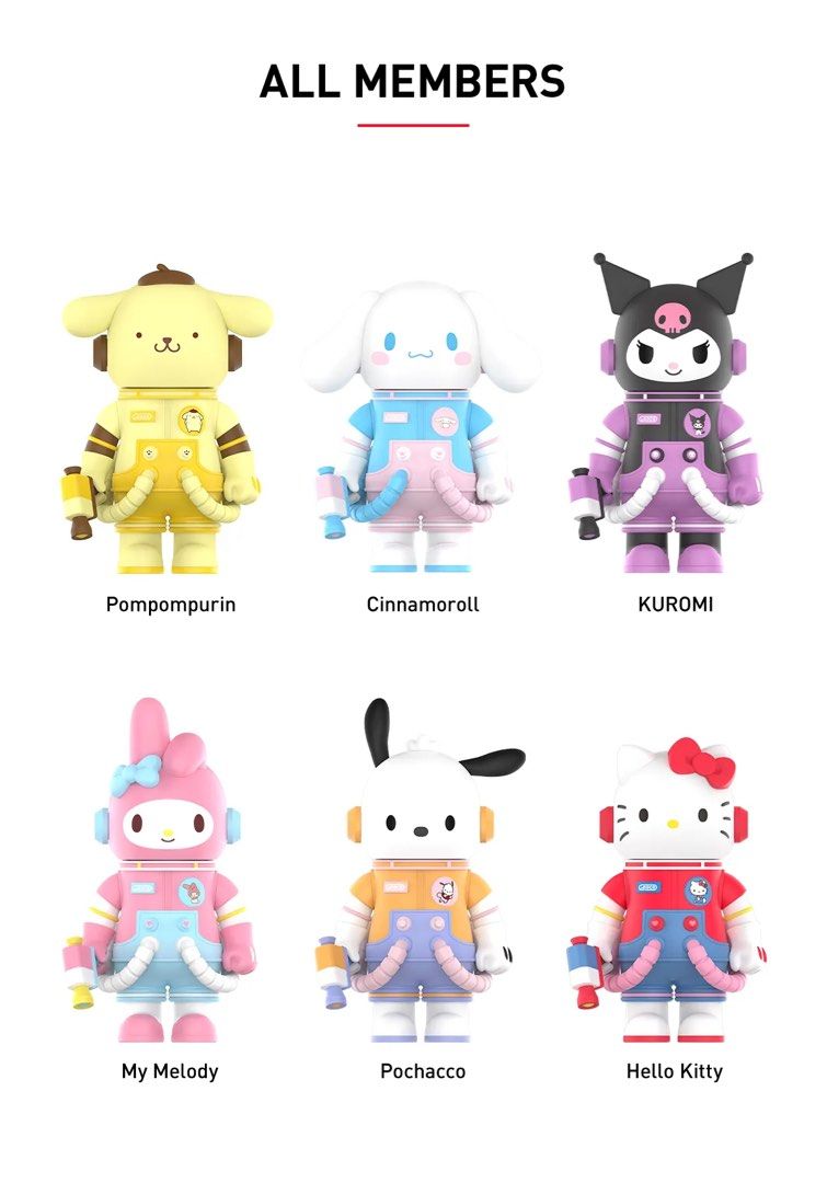 Popmart Mega Space Molly 400% Sanrio Characters Series, Hobbies
