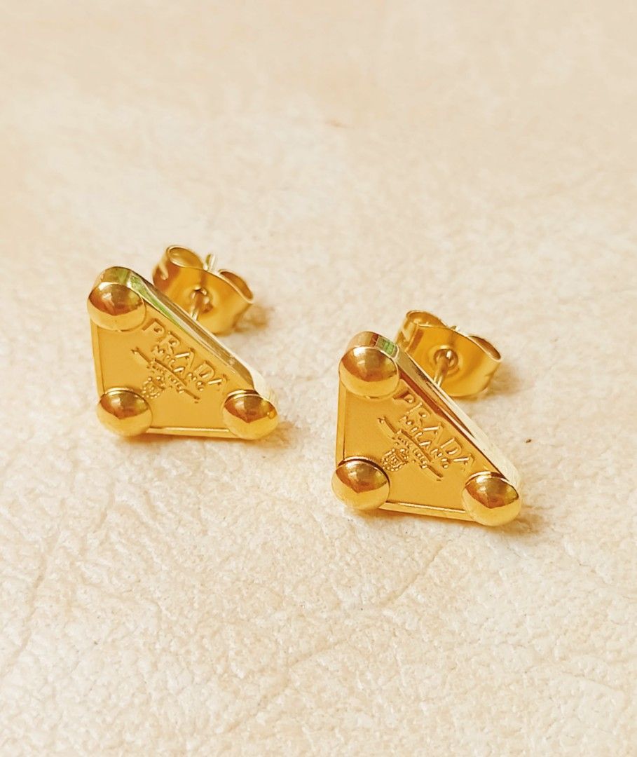 Prada earrings from japan (Category: Luxury Accessories) located in Manila. Submitted by osaze_27japanbags (Listing ID 1380316363, Image 1). Description: Prada earrings from japan no flaws with gift box kindly pm me.