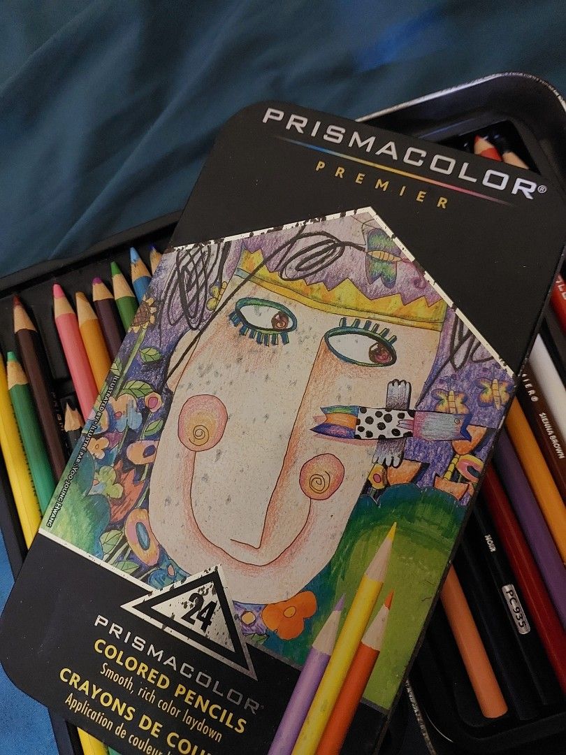 PRISMACOLOR PREMIERE 24 PCS COLORED PENCILS (Category: Craft Supplies & Tools) located in Dasmarinas. Submitted by sourpats (Listing ID 1380401196, Image 1). Description: see pic for reference bought 7 years ago 1 missing piece.