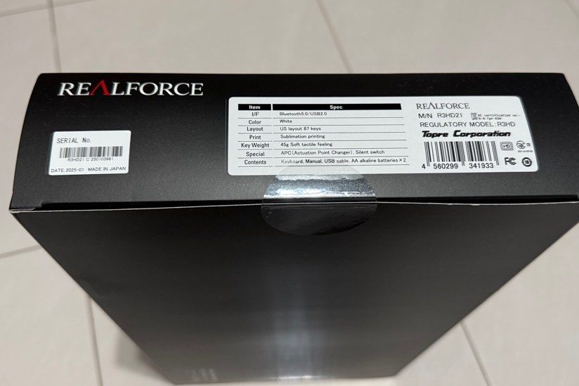 Realforce R3HD21 (White)63220262638722111