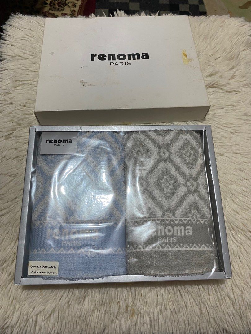 Renoma Brand Face Towel (Category: Bedding & Towels) located in Bulacan. Submitted by rich2545 (Listing ID 1380404528, Image 2). Description: Face Towel Set.