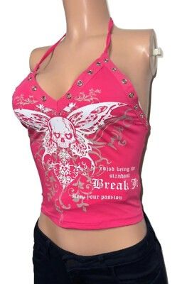 Romwe Grunge Pink Tank Top (Category: Sleeveless) located in General Santos City (Dadiangas). Submitted by roxys_thrift (Listing ID 1380493508, Image 2). Description: 100% brand new never worn, tags are still there size: small message me for more info..