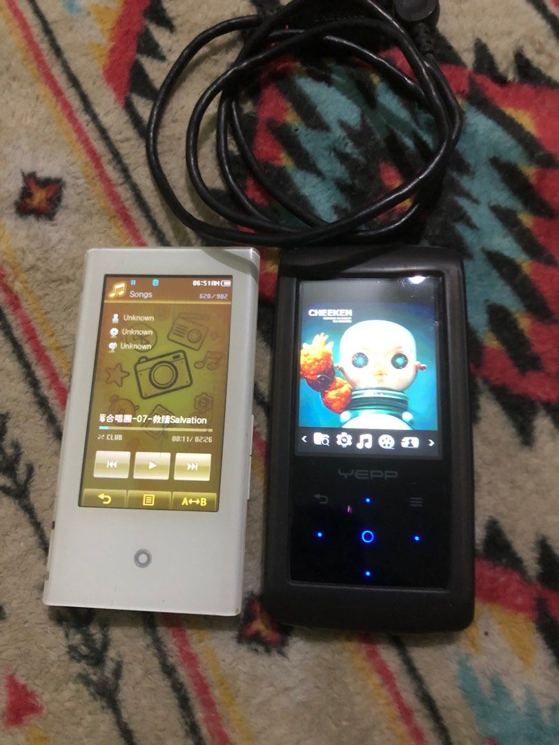 Samsung Q2 and P2 multi media player set pair only (Category: Portable Music Players) located in Quezon City. Submitted by markgolveo (Listing ID 1380465006, Image 1). Description: Samsung Q2 and P2 multi media player set pair only NO SET BREAKING No set breaking Set includes Data and charging cable 1pc can be used on both units Q2 - black 4GB Tested okay all features , buttons , touch controls , audio output - issue screen stain can be seen upon
