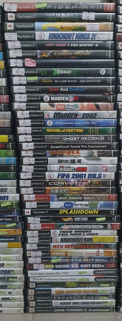 Selling 120+ Ps2 Video Games (Category: PlayStation) located in Quezon City. Submitted by itemsforadoption (Listing ID 1380470343, Image 3). Description: Rfs: Its 2025! Happy New Year! Hoping you have a good year ahead of you! If you have questions feel free to send a message. Though I'll most likely be able to reply from 10am to 8pm. Please be patient and understanding. Decluttering games and items that I've picked up or for friends and family. 