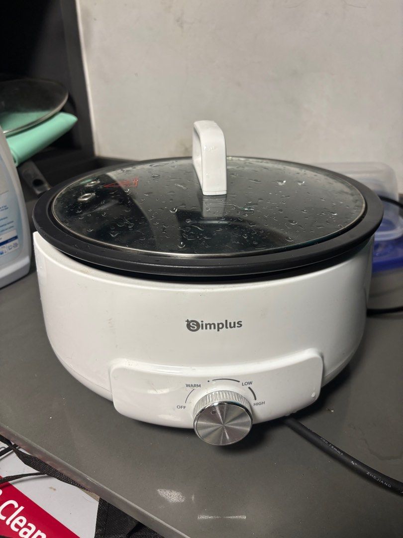 Simplus Multifunction Cooking Pot Simplus 4.2L Multi-function Electric Hot Pot, TV & Home Appliances ...