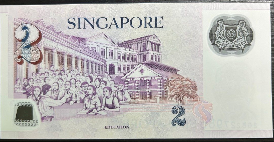 Sgd2 Note Singapore Two Dollar Note - 2GB227986, Hobbies & Toys, Memorabilia ...
