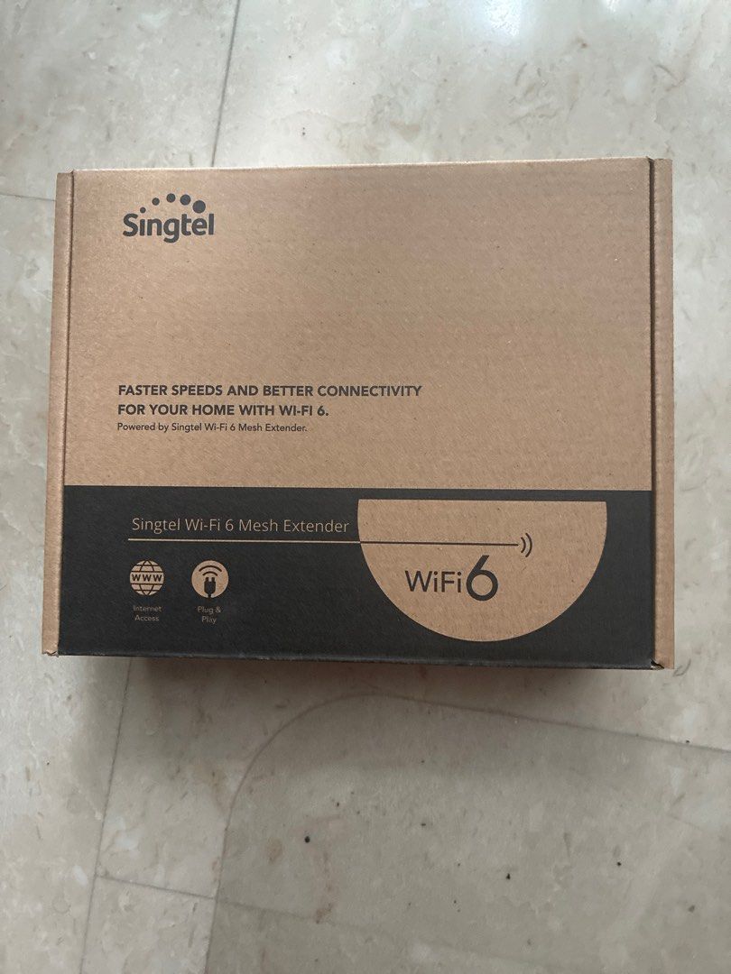 Singtel Wi-Fi 6 Mesh Extender - Brand New63205298330370112