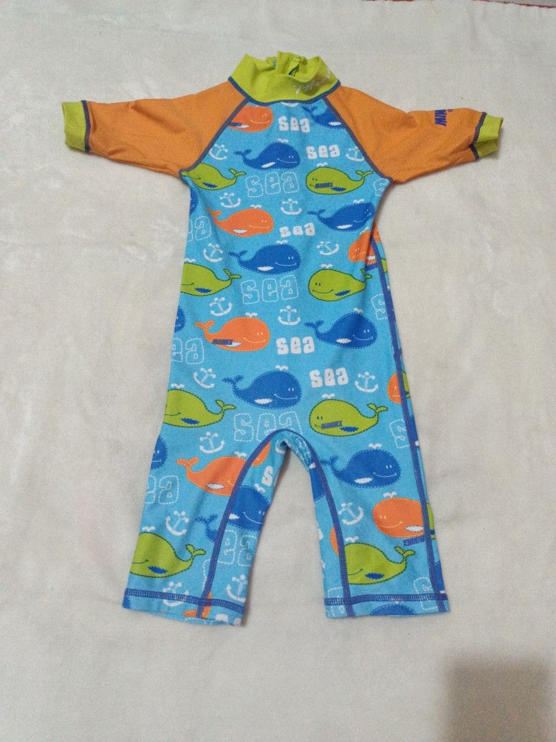 Swim wear set for 2-4 y/o (Category: Babies & Kids Fashion) located in Makati City. Submitted by centique01 (Listing ID 1380312737, Image 1). Description: set for 300,spider wear once lang nagamit nalakhan na. Baguio location payment before shipping.