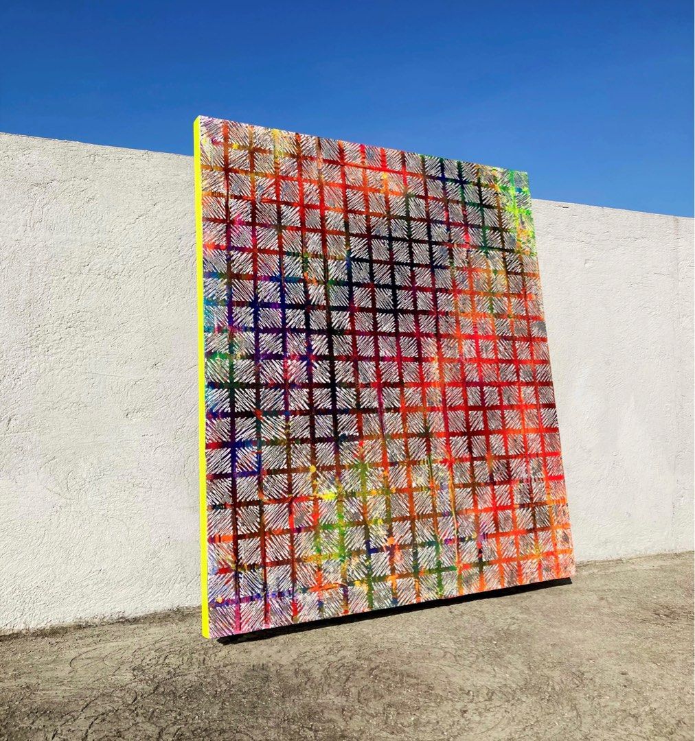 Textured, Multi-Layered, Colorful acrylic painting (Category: Wall Decor) located in Mandaluyong City. Submitted by thebladerunnerrr (Listing ID 1380494513, Image 1). Description: Title: Take The Time To Dimensions: 45 x 40 inches Medium: Acrylic on Gallery/Museum wrapped canvas (ready for hanging) Multi-layered colorful acrylic painting on canvas created by me. Artwork is eye catching while having subtle details that keep the viewer engaged. Thi