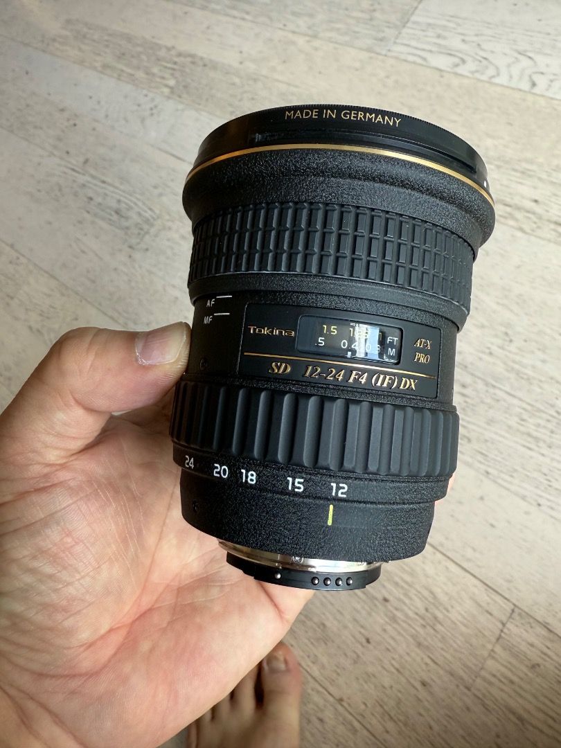 日本製造 Tokina 12-24mm F4 DX Nikon F-Mount 超廣角 超新淨 送B+W 原廠德國Filter, 攝影器材 ...
