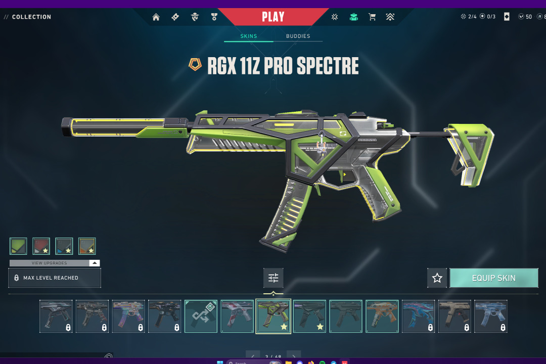 Valorant Account - RGX 11Z Pro Spectre, Sovereign Bundle, Reaver, More ...