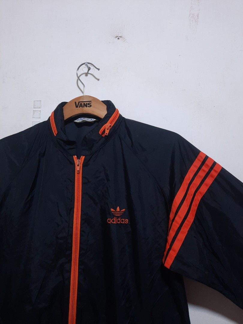 Vintage adidas Descente Tracksuit Top Jacket, Fesyen Pria, Pakaian