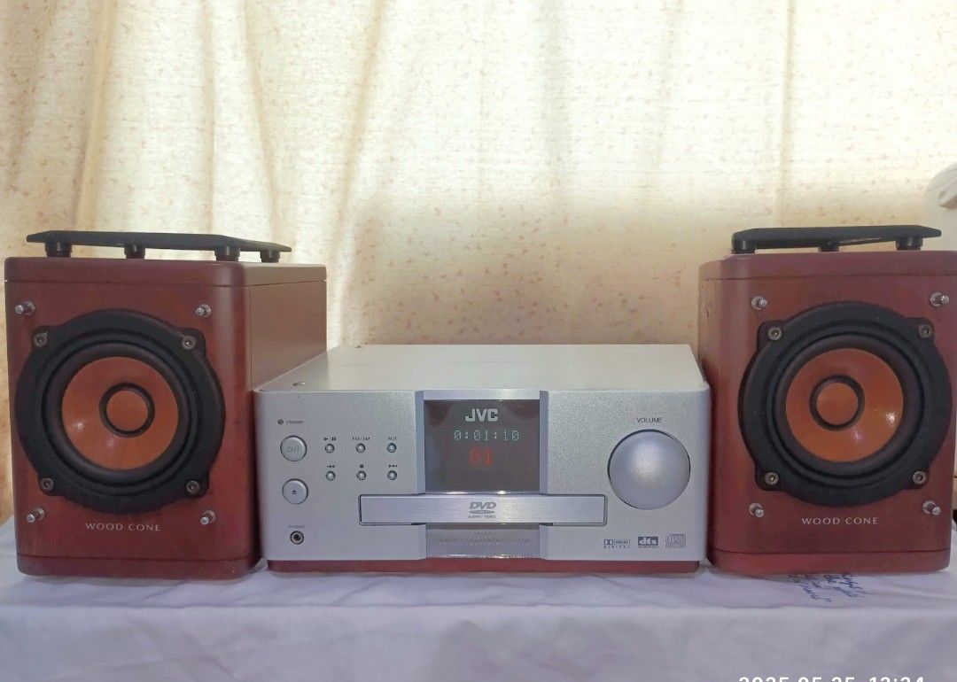 100% WORK 95% NEW JVC CD DVD COMPACT COMPONENT EX-A1 SYSTEM DVD CD FM ...
