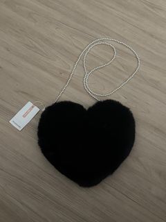 黑色毛毛珍珠鍊袋64213440352001110