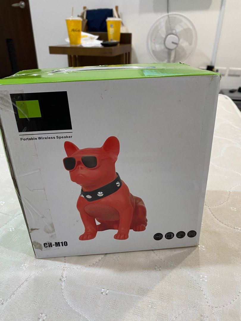 由 rouyu7210274458 (刊登 ID 1380619209，圖片 2) 提交，位於 高雄市 (Kaohsiung) 的 【全新未拆】 鬥牛犬藍芽音響 /重低音喇叭/生日禮物/聖誕禮物 /創意交換禮物 (類別：Soundbar、揚聲器、藍牙喇叭、耳擴)，說明：娃娃機夾到的 紅色，有附usb線 未拆未使用 有盒損，完美主義者物下標 **無保固、無退費、無退換貨**。