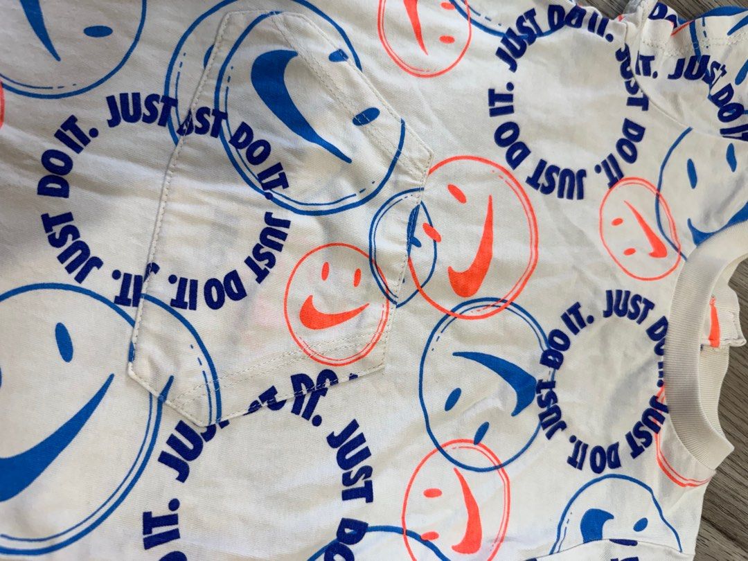 由 wumi0510 (刊登 ID 1380506426，圖片 3) 提交，位於 苗栗縣 (Miaoli) 的 近新 nike 9m 70碼 短袖連身衣 連身服 包屁衣 男寶寶女寶寶嬰兒 (類別：嬰兒及兒童流行時尚)，說明：白色都算微污。