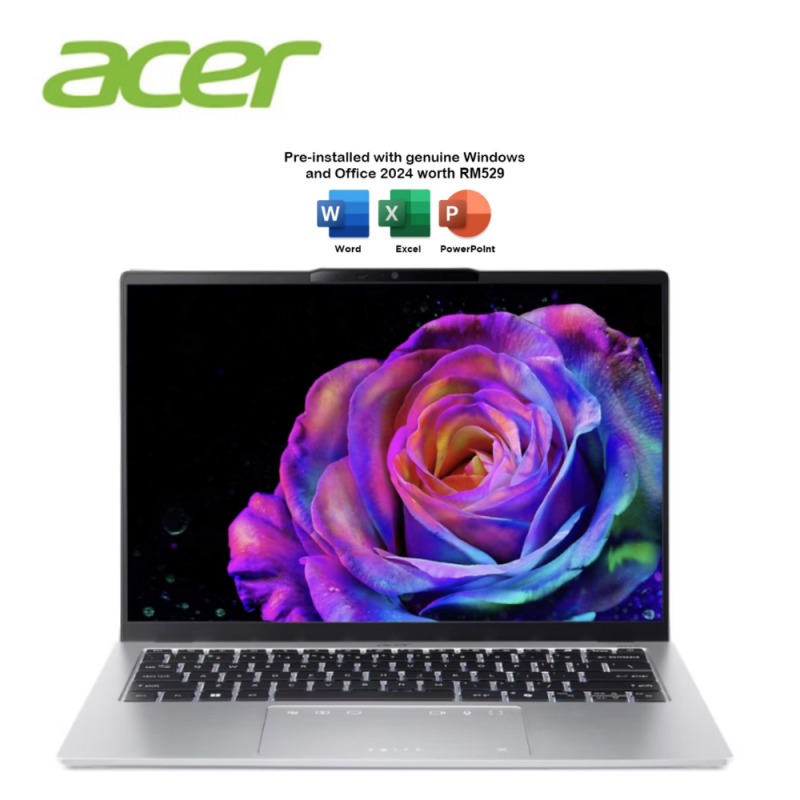 Acer Swift Go 14 SFG14-74-9950 Laptop (Pure Silver) [Intel® Core™ Ultra ...