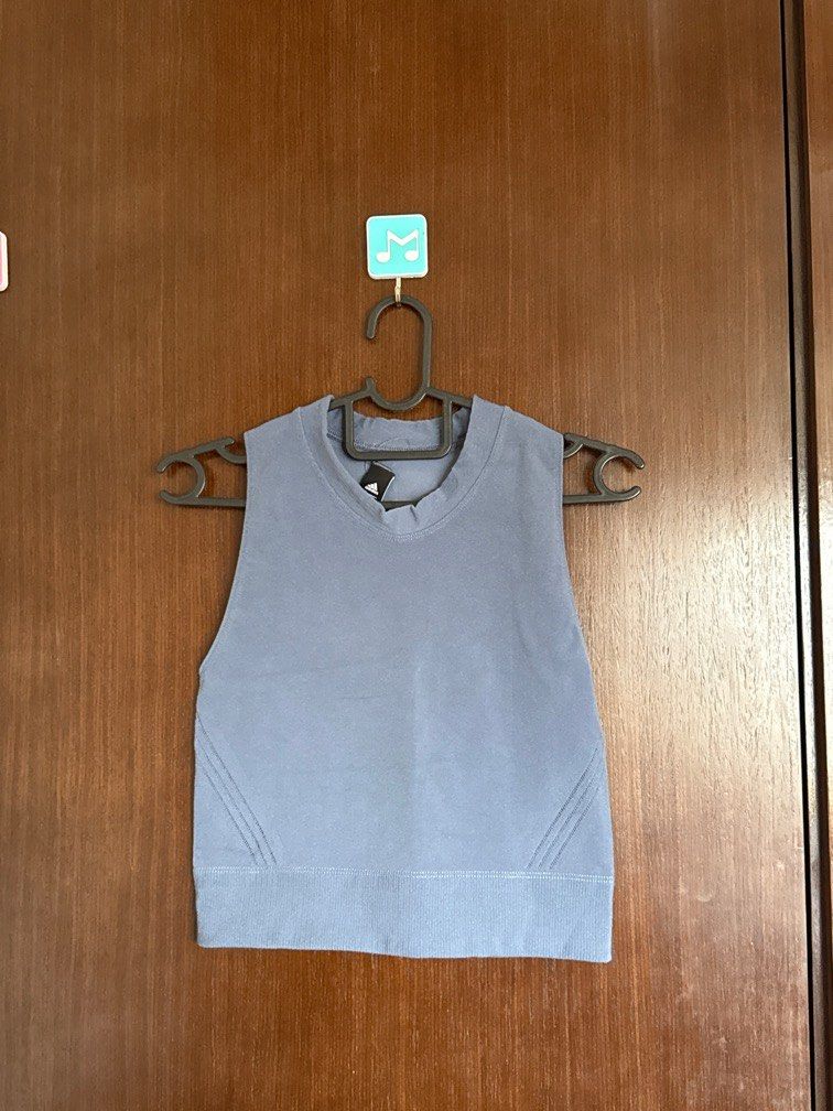 Adidas - Cropped Top - blue (Category: Sleeveless) located in Taguig. Submitted by _pattyp (Listing ID 1380517972, Image 1). Description: .