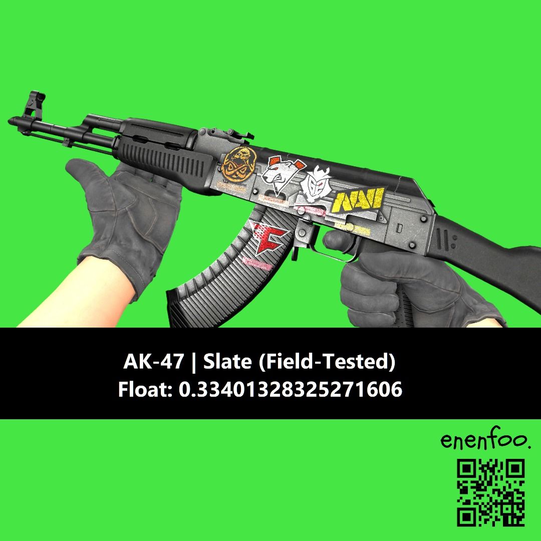AK-47 SLATE FT FIELD TESTED CS2 SKINS KNIFE ITEMS CSGO COUNTER STRIKE ...