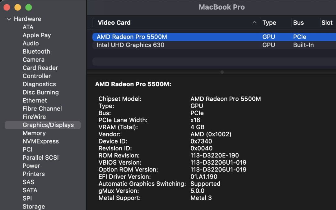 Apple MacBook Pro 16 (2019)63074788311298114