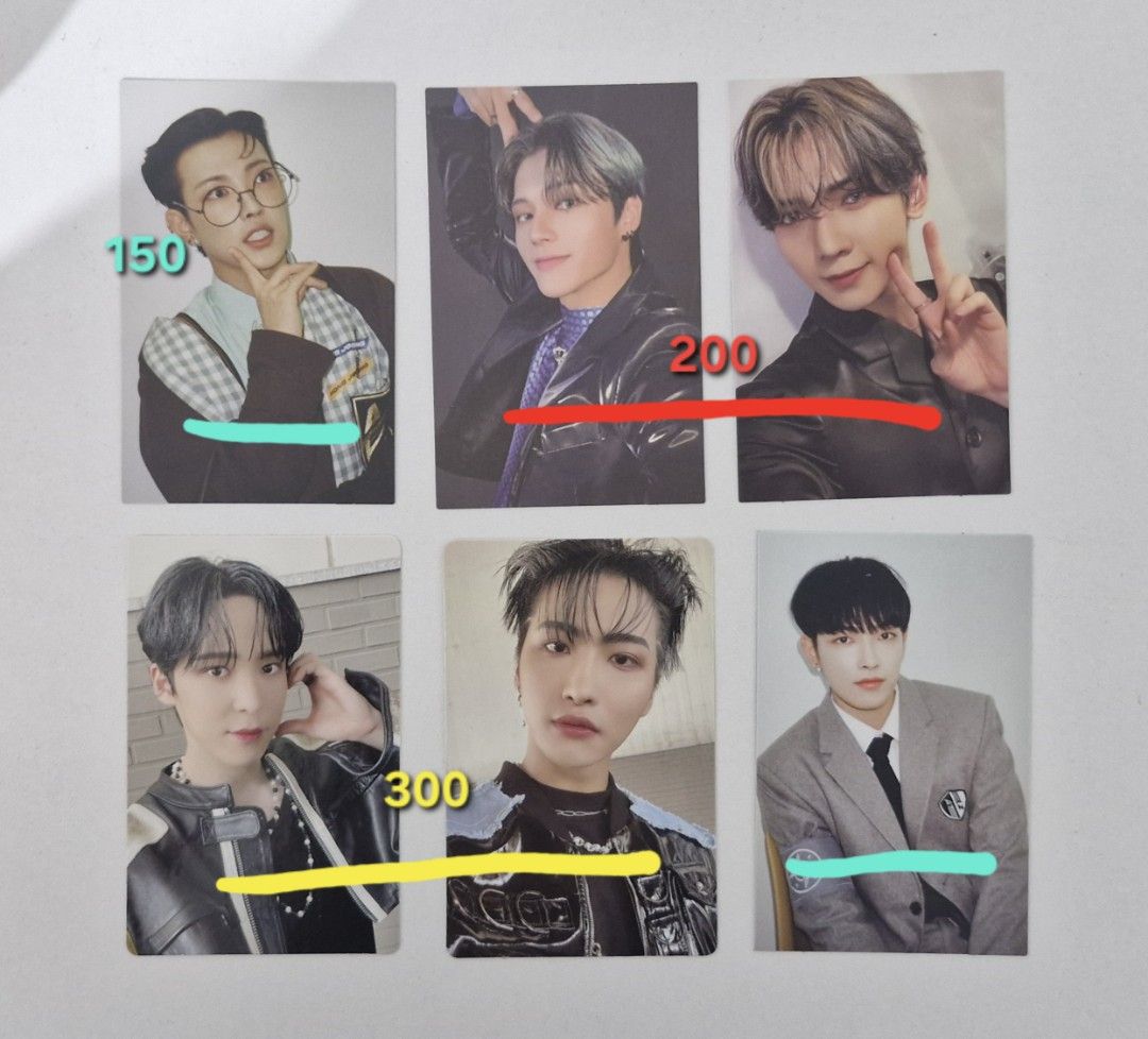ATEEZ Photocards (Category: K-Wave Merchandise) located in Las Pinas. Submitted by krsty123 (Listing ID 1380653914, Image 1). Description: ATEEZ Photocards! Wooyoung & Yeosang Fever pc - 200 Hongjoong Fever pc - 150 Seonghwa & Yunho The World pc - 300 Jongho The World ID - 50 mop: gcash mod: lalamove, jnt Location: Las Piñas City PM if you have inquiries! :>>>.