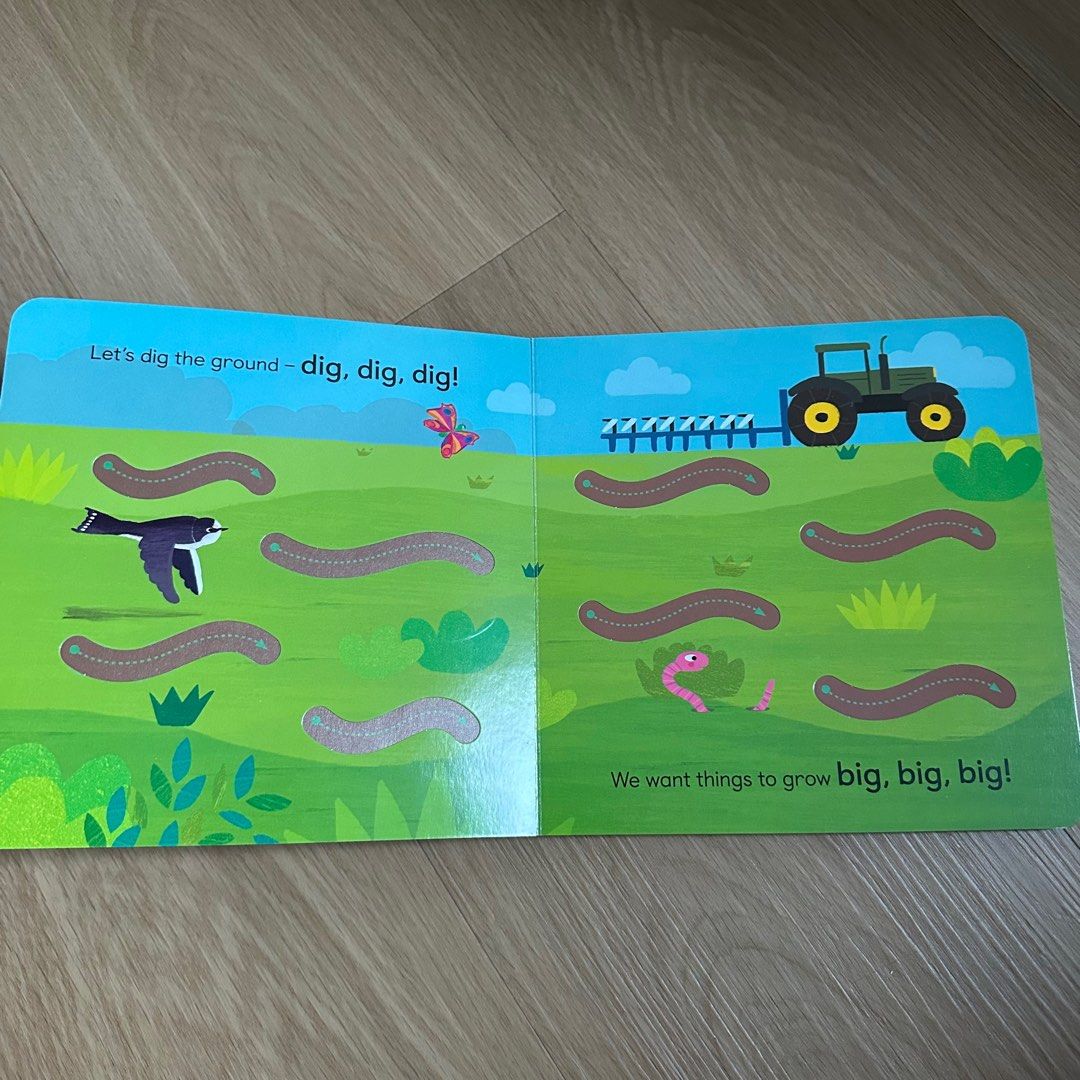 Baby 101 Plant and Grow Touch and Trace Book, Hobbies Toys