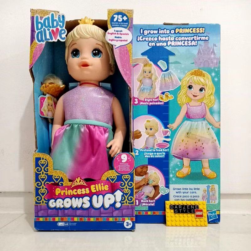 Baby Alive Princess Ellie Grows up Blonde (Cuci Gudang), Bayi & Anak ...