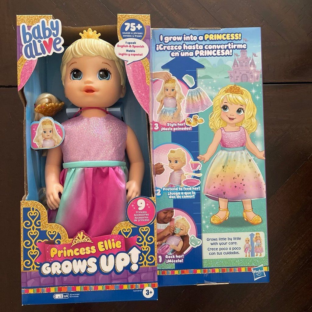 Baby Alive Princess Ellie Grows up Blonde (Cuci Gudang), Bayi & Anak ...