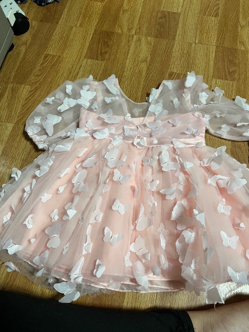 Baby Dress Butterfly (Category: Babies & Kids Fashion) located in Quezon City. Submitted by bei0921 (Listing ID 1380504354, Image 2). Description: 6-12mos Pink Butterfly Dress Like New No Flaws .