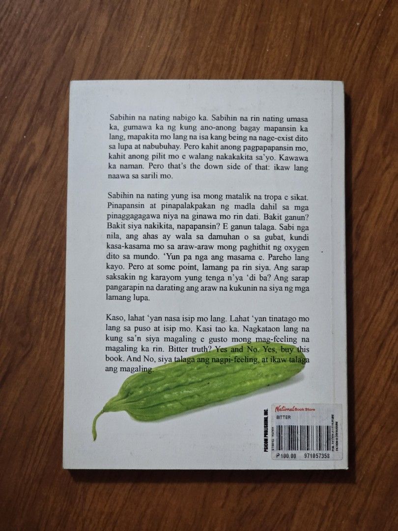 Bitter by Don Vittorio C. Villasin (Category: Storybooks) located in Quezon City. Submitted by leacmdr (Listing ID 1380579059, Image 2). Description: .