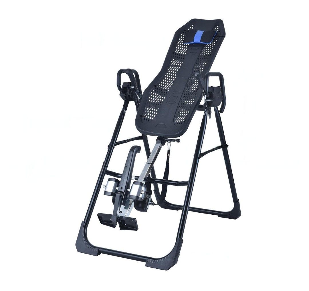 Brand New Inversion Table Teeter Design for Back Pain Therapy (Category: Medical Supplies & Tools) located in Quezon City. Submitted by webryan (Listing ID 1380522578, Image 1). Description: Inversion tables are therapeutic devices used for inversion therapy, a technique that involves positioning the body at an inverted angle, typically head-down, to relieve back pain and other musculoskeletal issues. They are designed to help decompress the spin