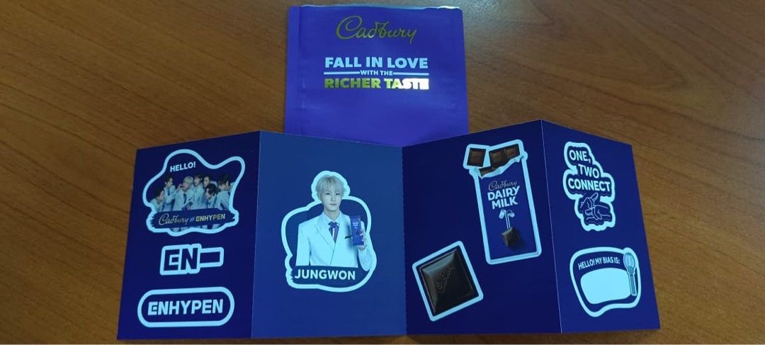 cadbury surprise sticker fall in love with the richer taste, Hobbies ...