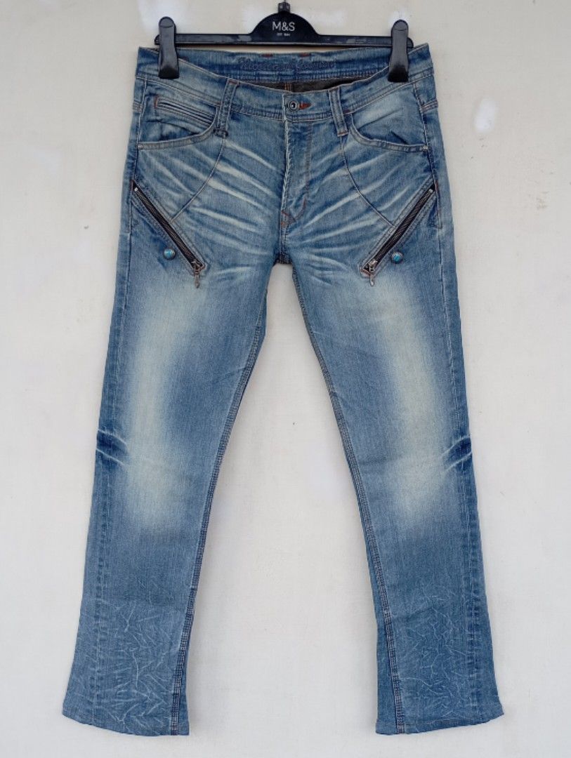 Celana Jeans Nicole Club For Men Selvedge Accent Size 32 Fit to 33