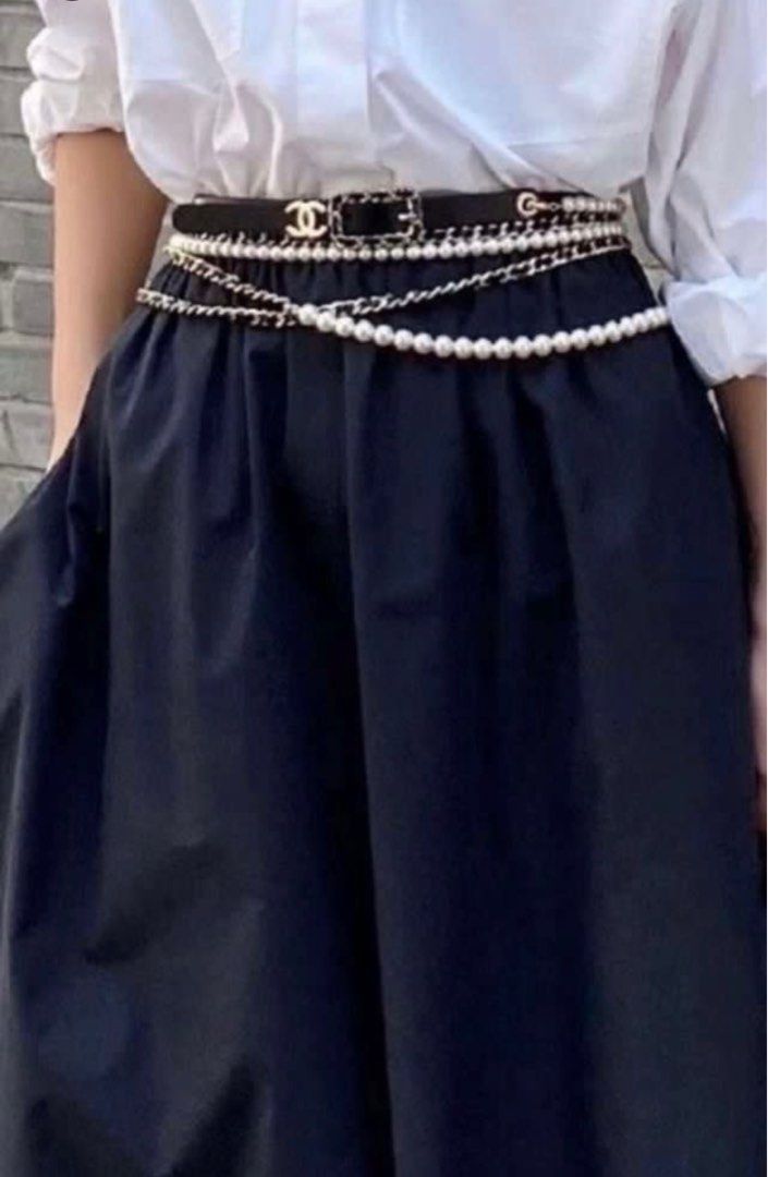 Chanel Pearl Belt (Category: Luxury Bags & Wallets) located in Quezon City. Submitted by rarebagsfrmjapan (Listing ID 1380510358, Image 1). Description: PERFECT GIFT OR GIVEAWAYS REWARD UR SELF OR LOVE ONES AT LEAST ONCE A YEAR !!! 𝐃𝐈𝐒𝐂𝐋𝐀𝐈𝐌𝐄𝐑: we are 𝐧𝐨𝐭 𝐚𝐬𝐬𝐨𝐜𝐢𝐚𝐭𝐞𝐝 𝐰𝐢𝐭𝐡 𝐭𝐡𝐞 𝐛𝐫𝐚𝐧𝐝𝐬 𝐭𝐡𝐚𝐭 𝐚𝐫𝐞 𝐥𝐢𝐧𝐤𝐞𝐝 𝐚𝐧𝐝 𝐬𝐭𝐚𝐭𝐞𝐝 𝐢𝐧 𝐭𝐡𝐢𝐬 𝐩𝐨𝐬𝐭. 𝐀𝐥𝐥 𝐫𝐢𝐠𝐡𝐭𝐬 𝐚𝐫𝐞 𝐫𝐞𝐬𝐞𝐫𝐯𝐞𝐝 𝐭𝐨 𝐢𝐭𝐬 𝐨�