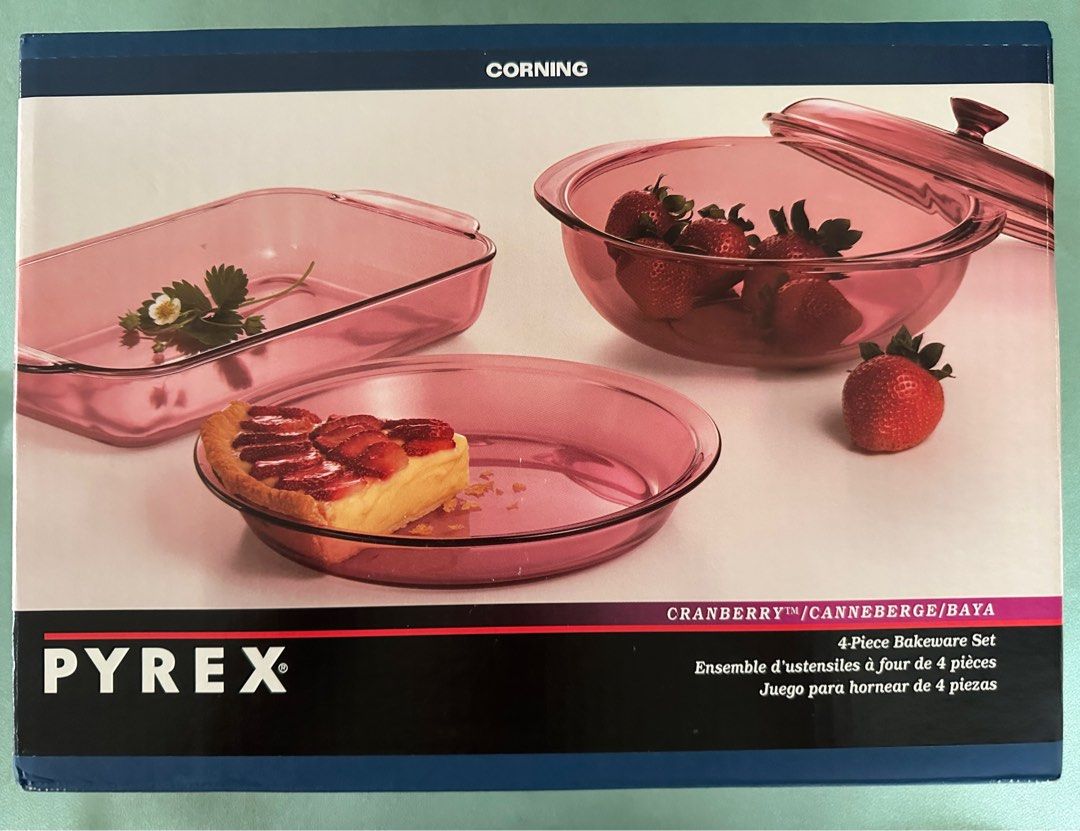 Corning 4 piece bakeware set