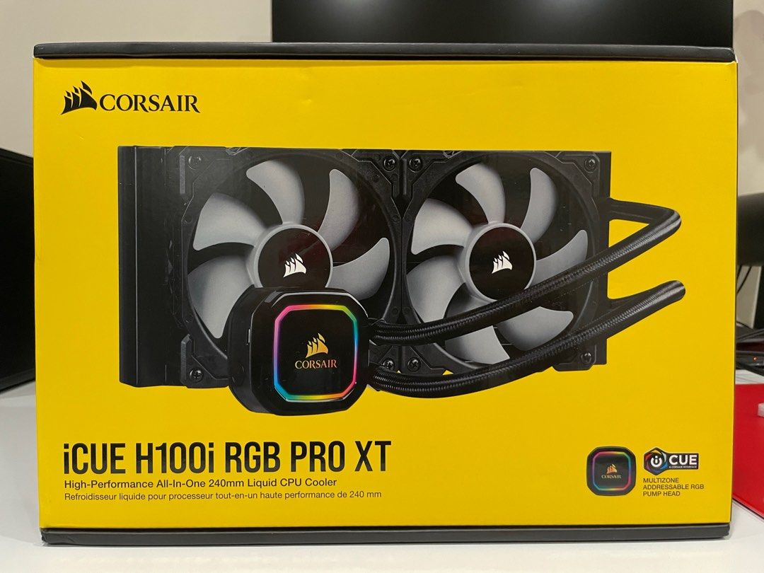 Corsair iCUE H100i RGB PRO XT 240mm Liquid CPU Cooler63164288778498110