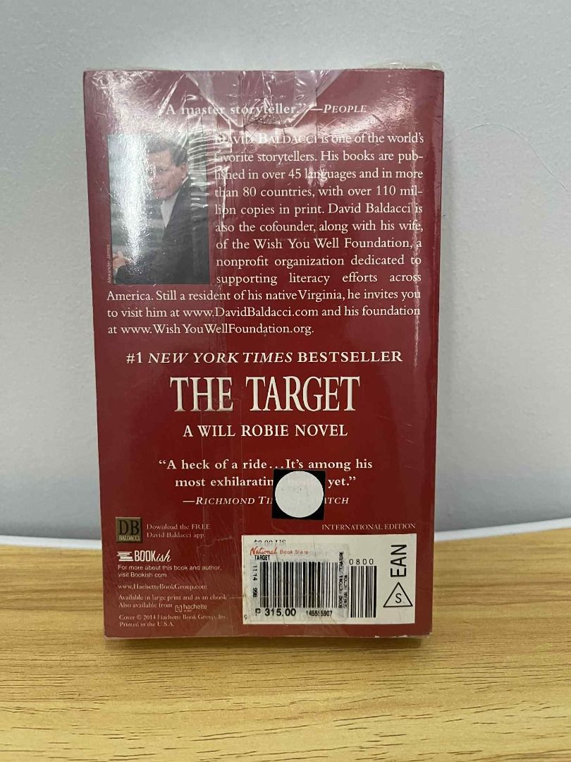 David Baldacci - The Target (Category: Storybooks) located in Manila. Submitted by eulean (Listing ID 1380559077, Image 2). Description: David Baldacci - The Target 200php Meetup: BGC/McKinley/Bridgetowne.