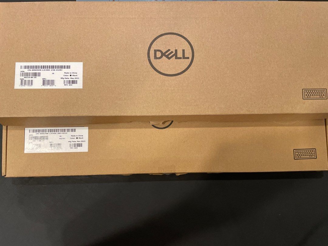 Dell Wired Keyboard - KB216 (Category: Computer Keyboard) located in Singapore. Submitted by 4eco4retro (Listing ID 1380660034, Image 1). Description: Brand new Dell keyboard, still in its original packaging. Never been used. Perfect for anyone looking for a new Black keyboard. 1 for $10 2 for $18.
